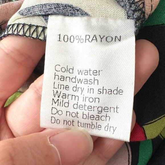 Little Party Dress Womens 16 Black Xane Alfresco Wide Leg Pant Fruit Novelty New - Picture 9 of 13